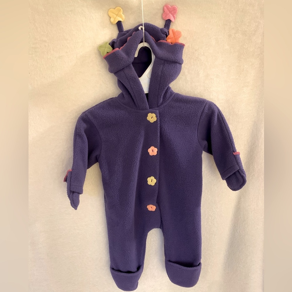 Adorable fleece baby onesie
